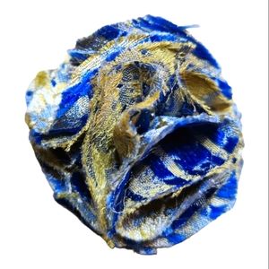 Fabric flower pin